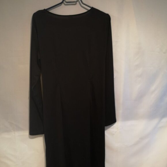 2/$30.00 Mix & Match - Avon Long Sleeves Black Ladies Size Large Dress - Picture 2 of 5